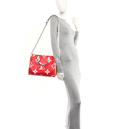 Louis Vuitton Monogram Giant Speedy Bandouliere 30 Rouge 2 of 9