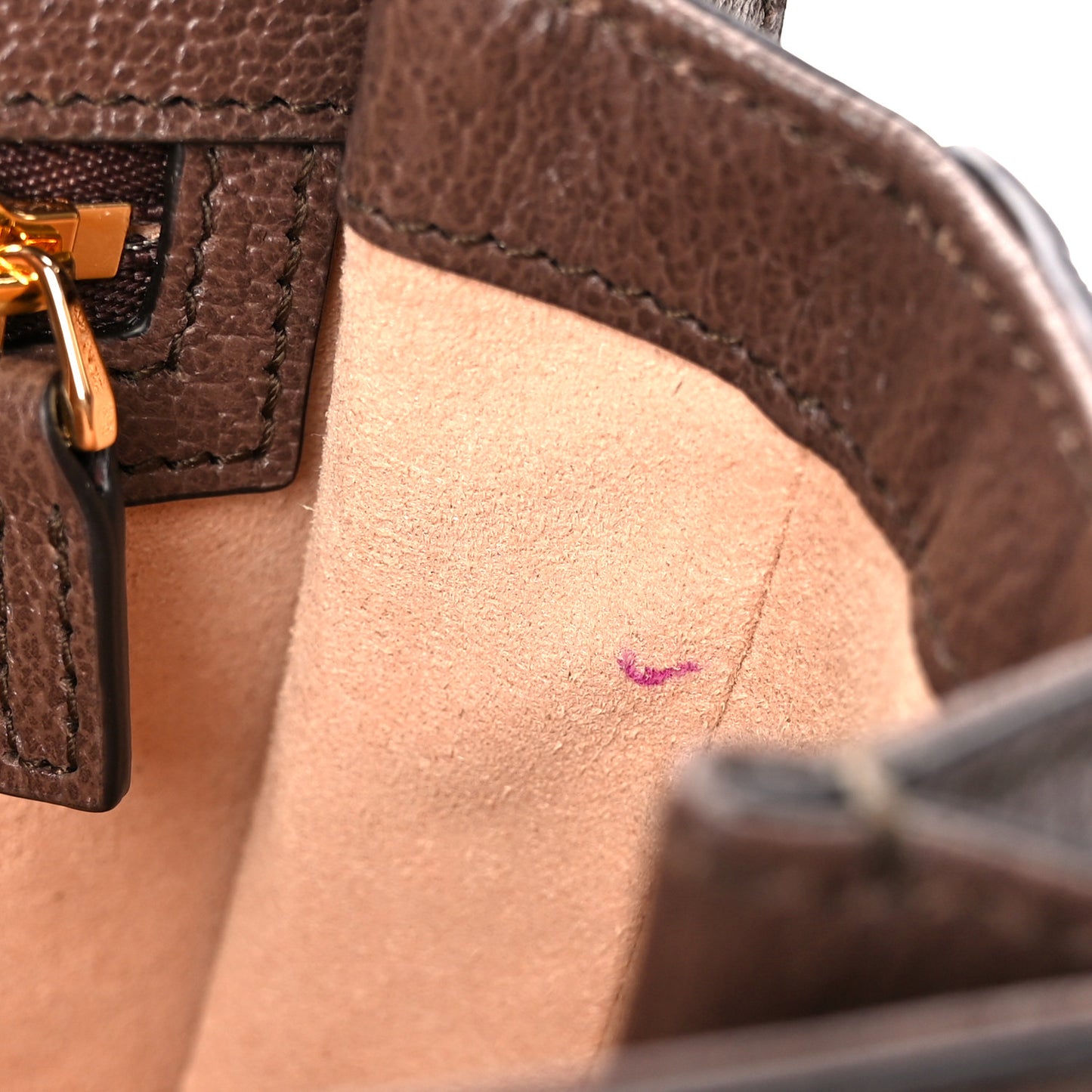 GG Supreme Monogram Web Small Ophidia Flap Messenger Bag Brown