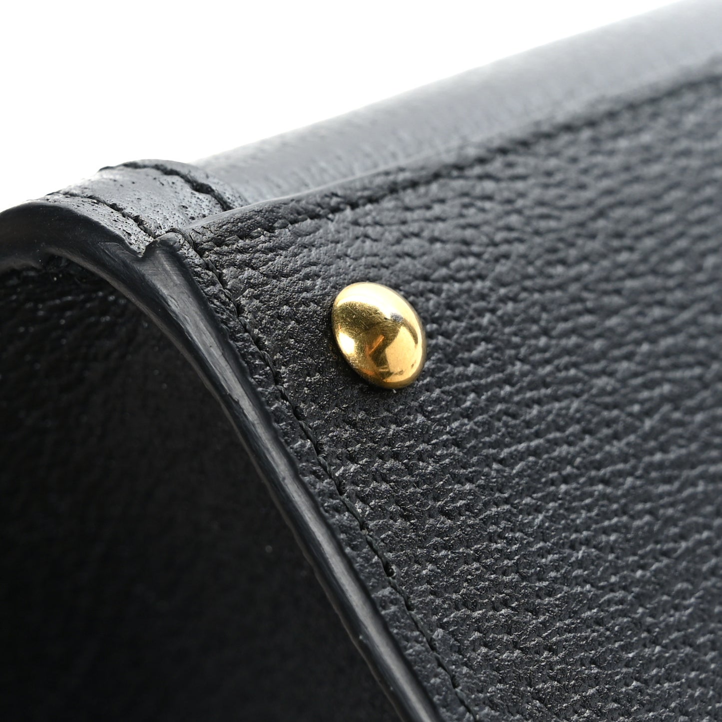 Textured Dollar Calfskin Web Mini Diana Tote Bag Black