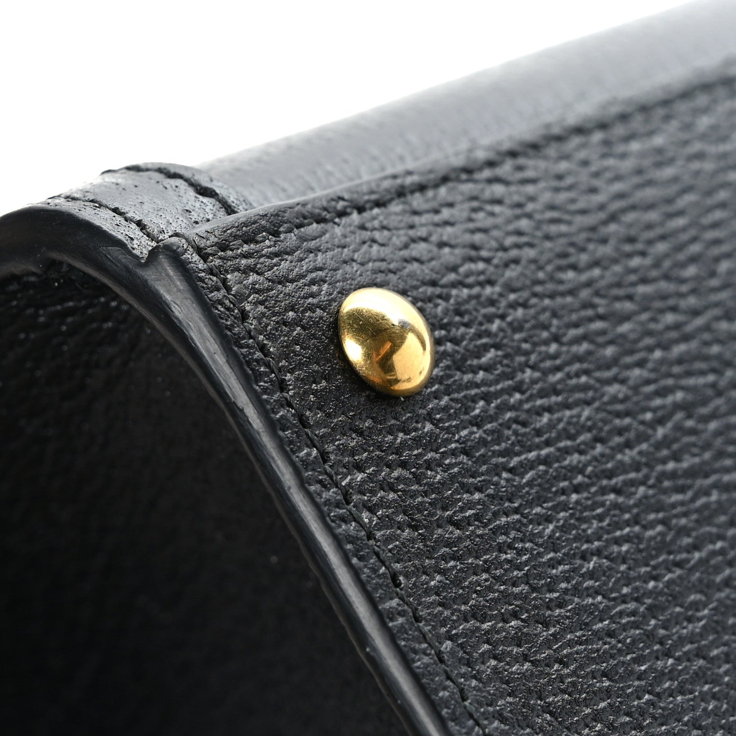 Gucci Textured Dollar Calfskin Web Mini Diana Tote Bag Black 9 of 9