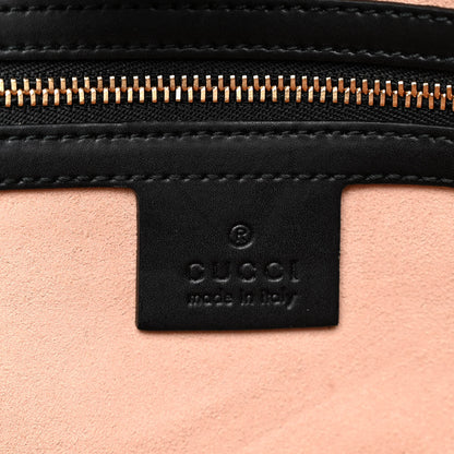 Gucci Soft GG Supreme Monogram Bees Medium Crossbody Tote Beige Oro Black 6 of 10