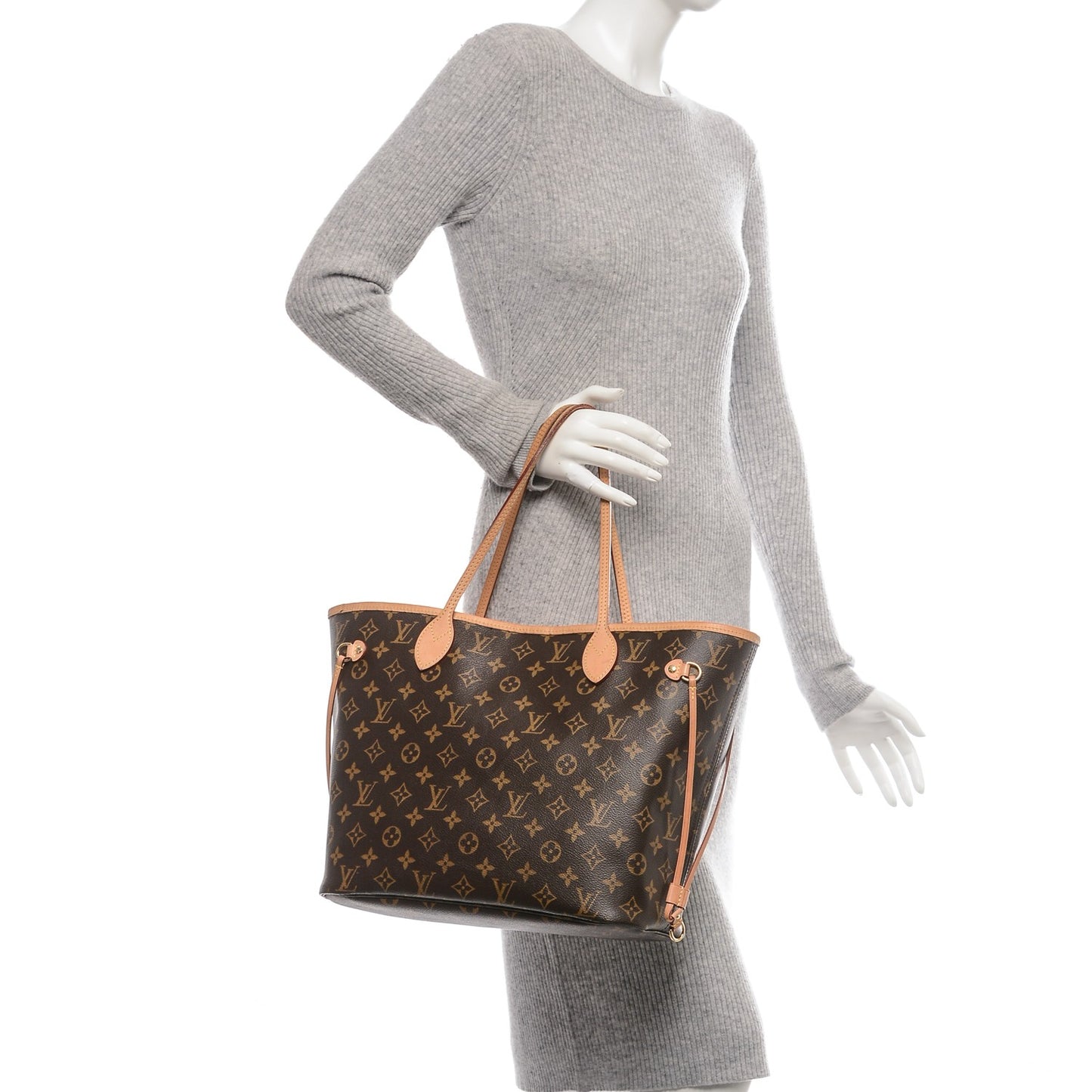 Monogram Neo Neverfull MM Rose Ballerine
