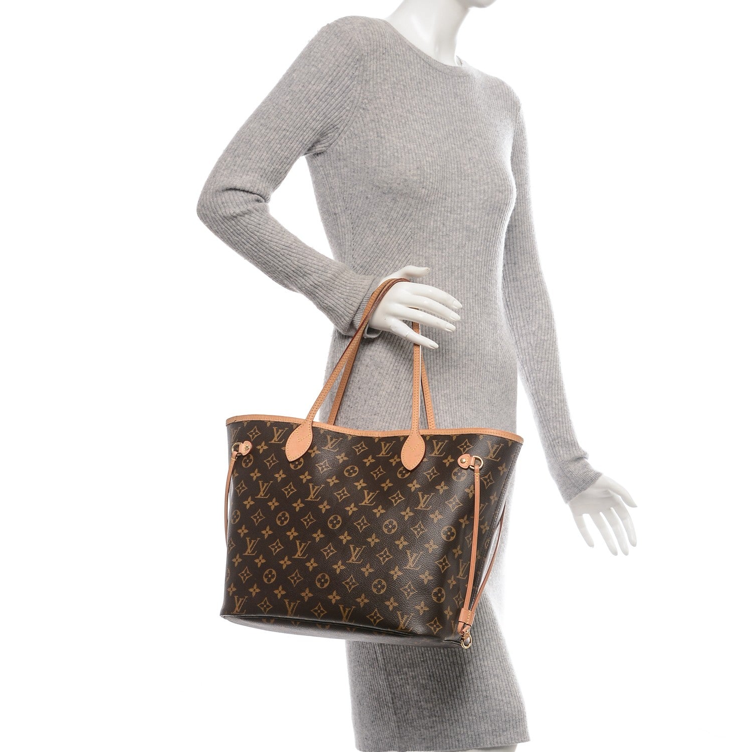 Louis Vuitton Monogram Neo Neverfull MM Rose Ballerine 2 of 7