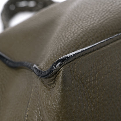 Valentino Garavani Grained Calfskin To Be Cool Tote Khaki 7 of 17