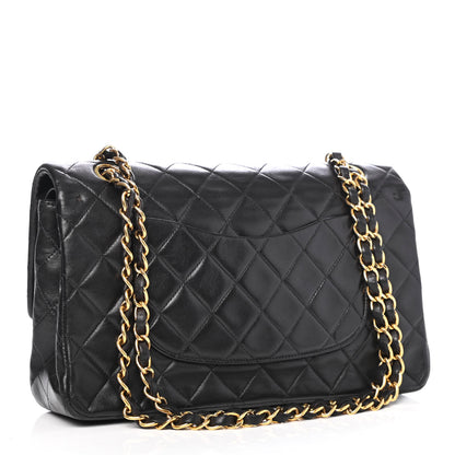 Chanel Lambskin Quilted Medium Double Flap Black 2 of 4