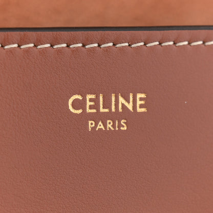 Celine Smooth Calfskin Cuir Triomphe Folco Crossbody Bag Tan 6 of 11
