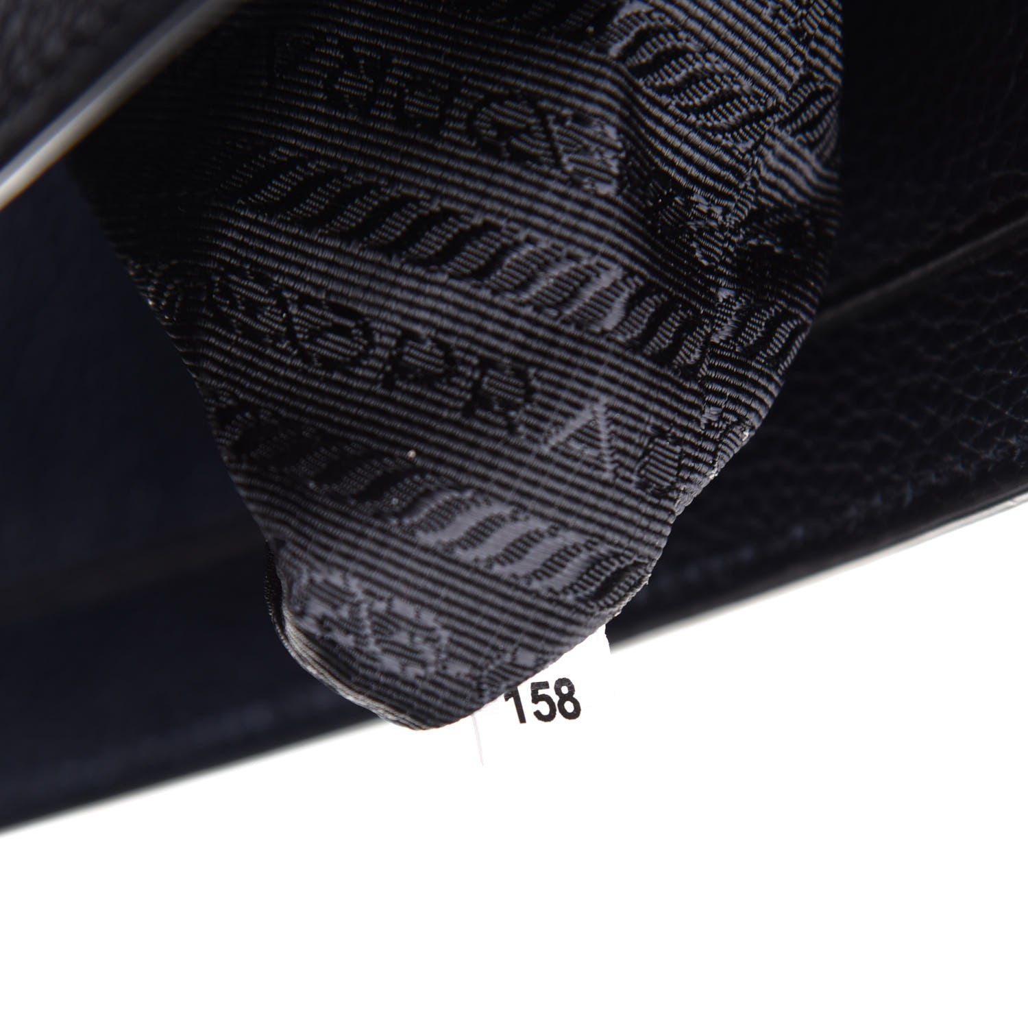 Prada Vitello Daino Logo Crossbody Bag Baltico 7 of 10