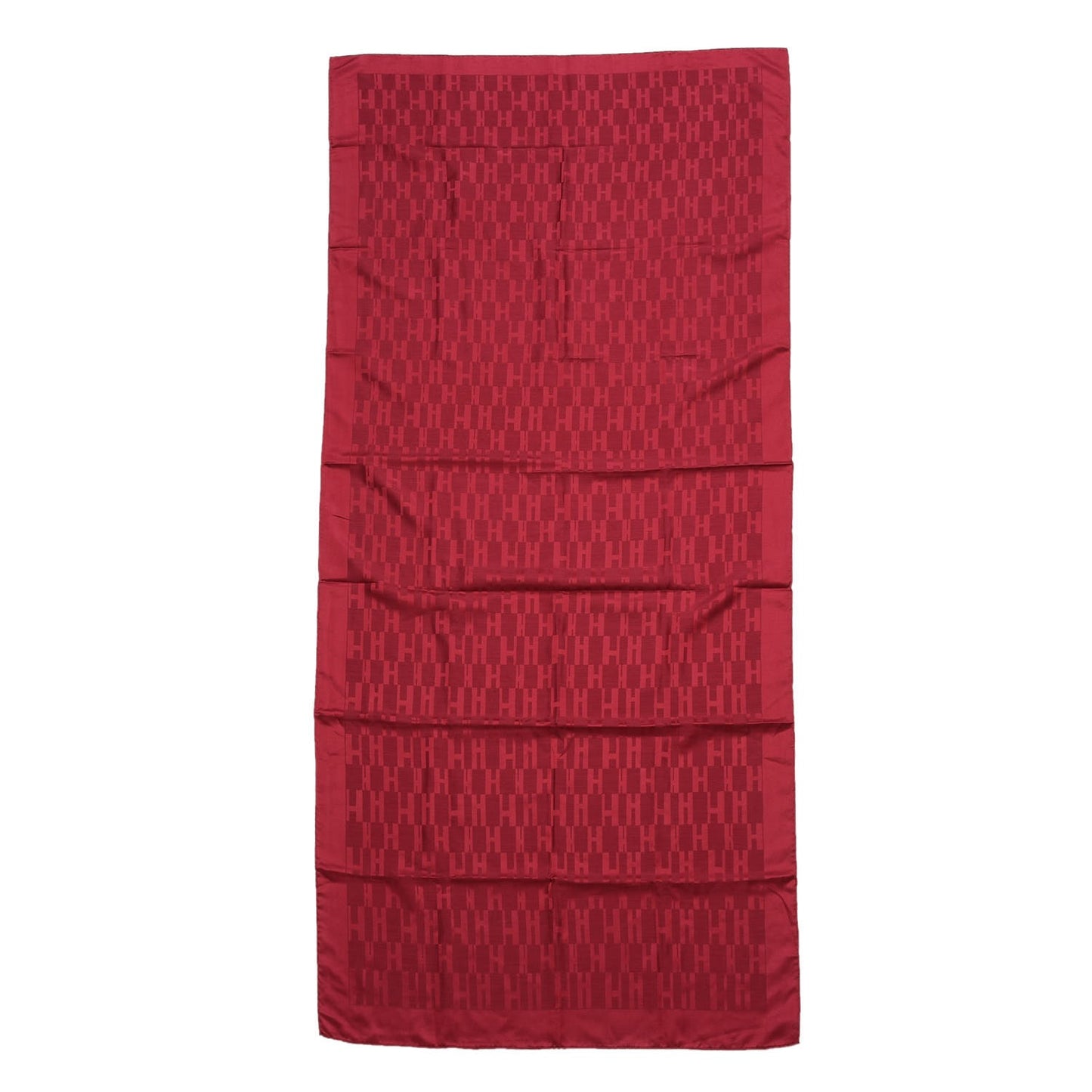 Silk Wool Faconnee Grand H Scarf