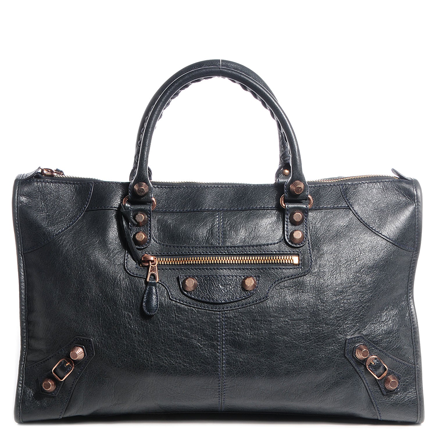 Balenciaga Agneau Giant 12 Rose Gold Hardware Work Anthracite 1 of 13