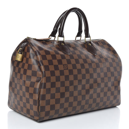 Louis Vuitton Damier Ebene Speedy 35 3 of 13