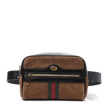 Gucci Suede Small Ophidia Belt Bag 75 30 Brown 1 of 8