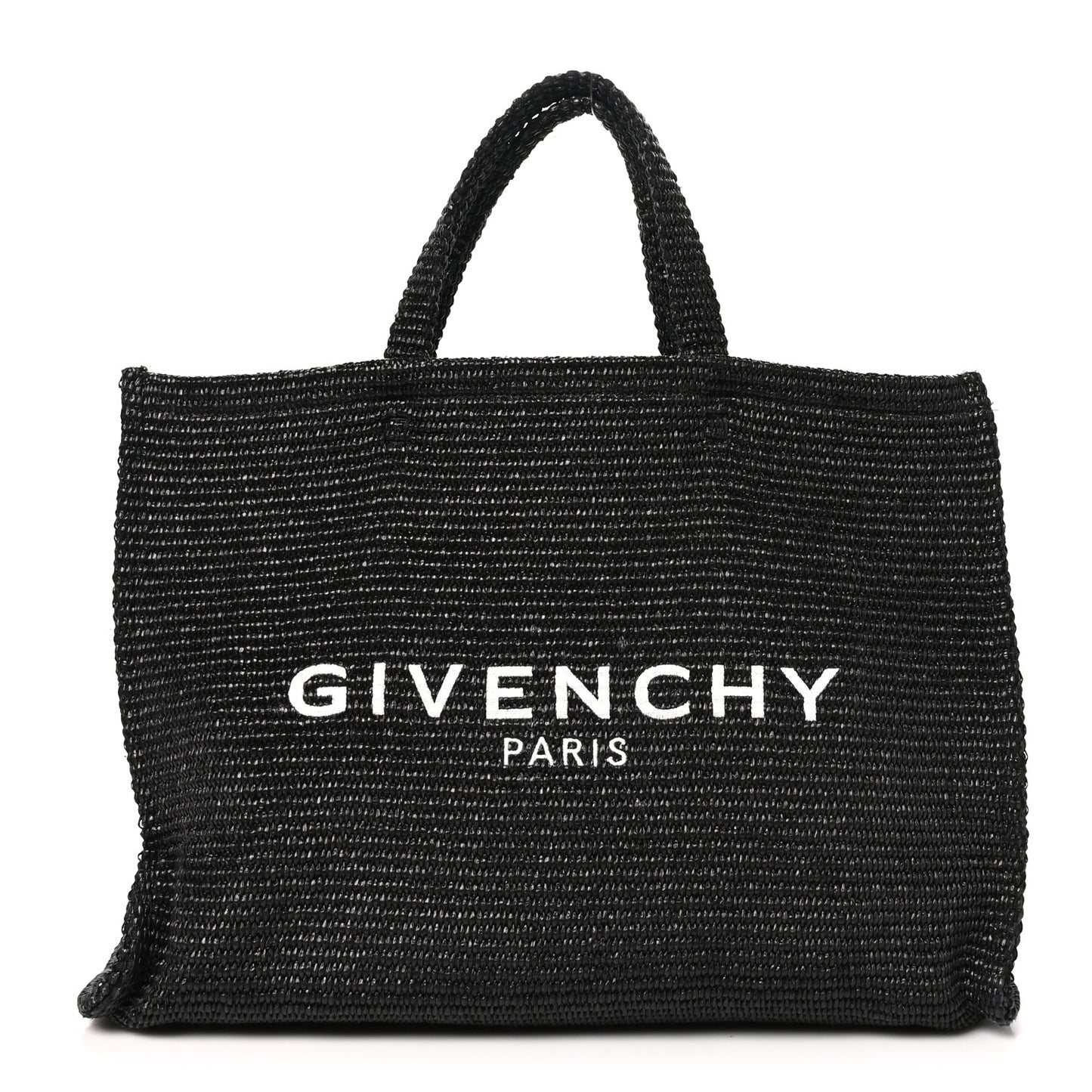 Raffia Medium G Tote Black