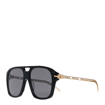 Gucci Acetate Detachable Charm Sunglasses GG0723S Black 1 of 13