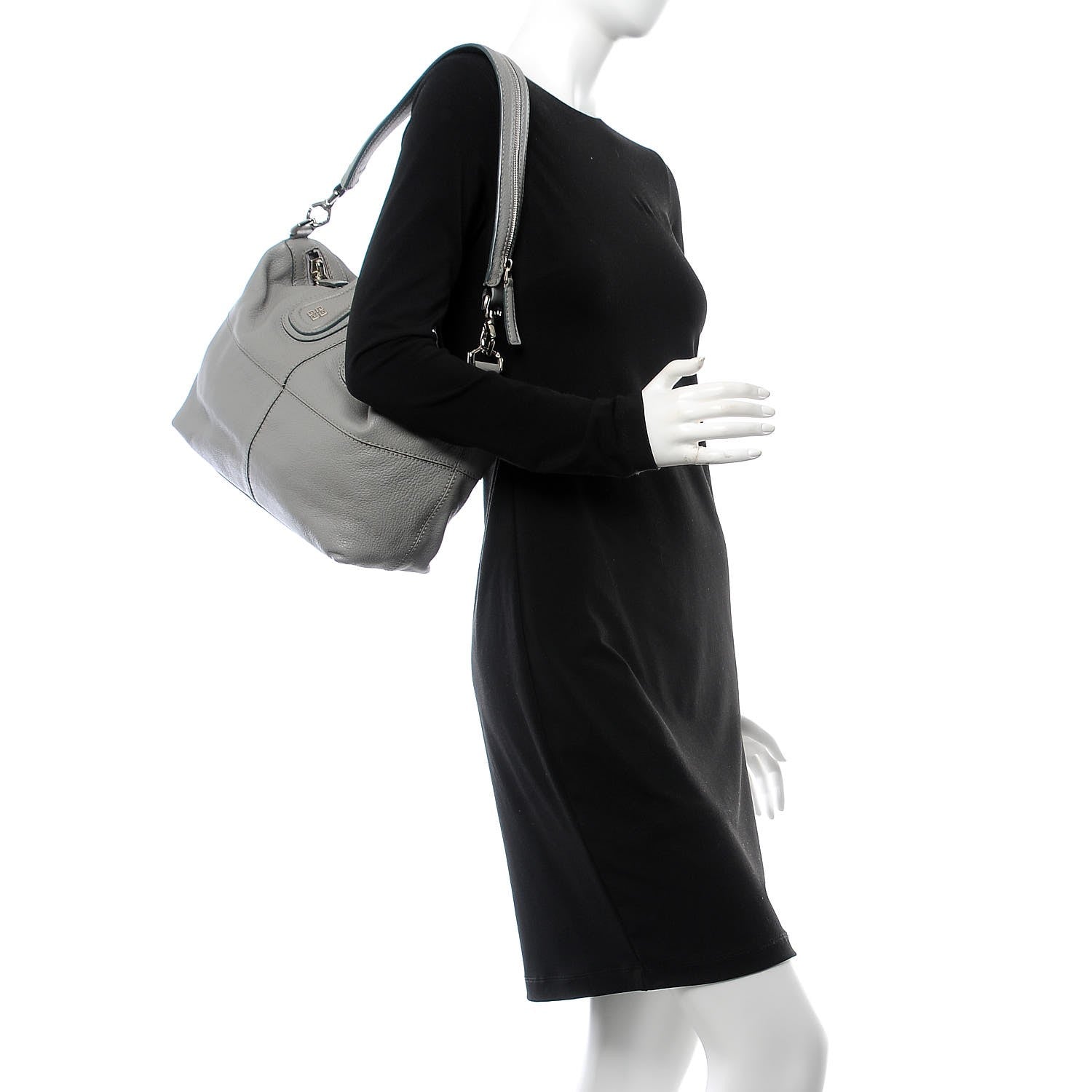 Givenchy Sugar Goatskin Small Nightingale Grey 2 of 8