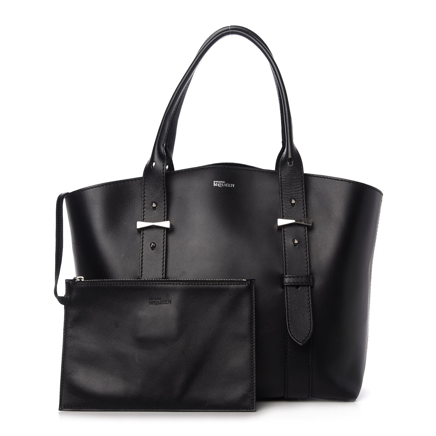 Alexander McQueen Soft Calfskin Medium Legend Tote Black 1 of 11