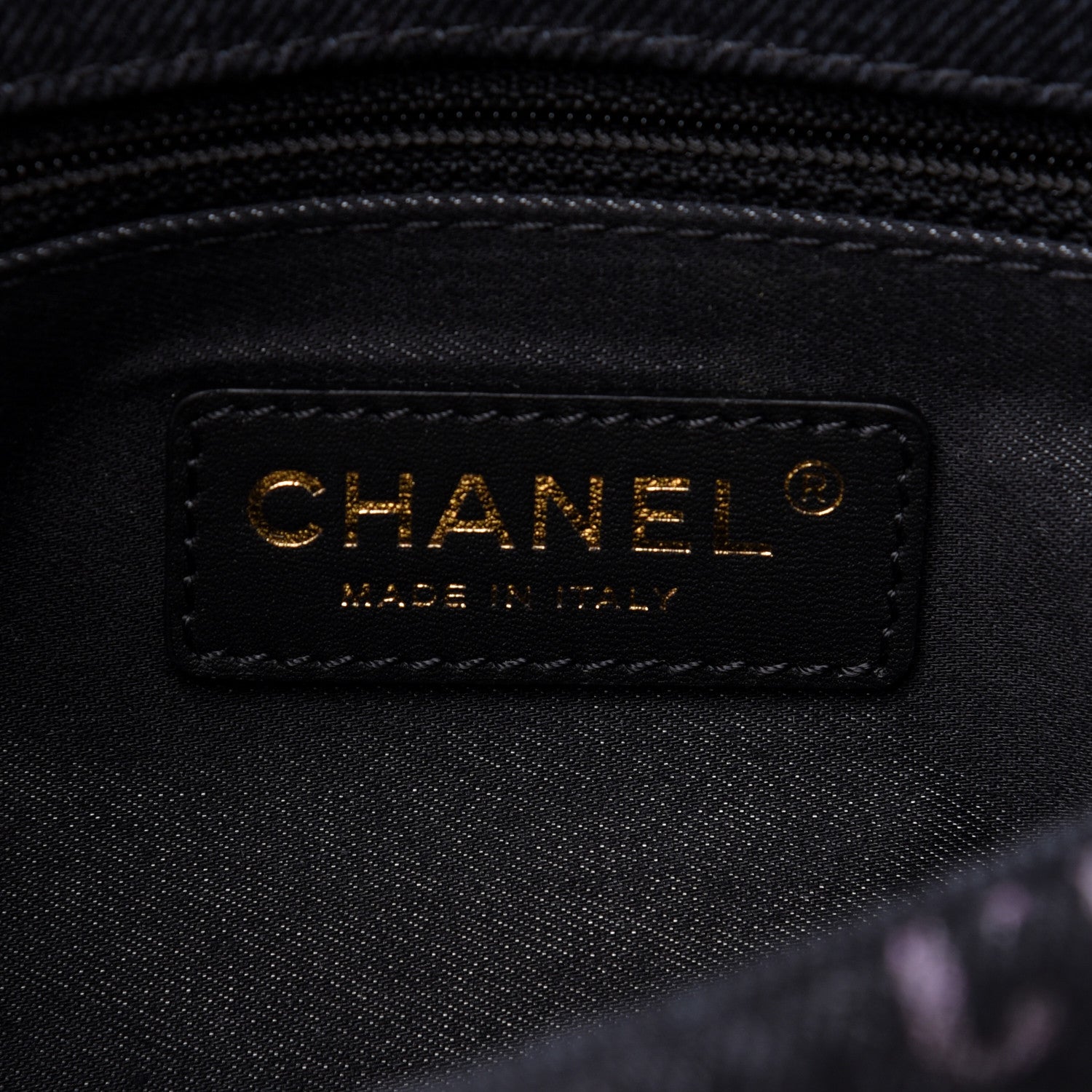 Chanel Denim Quilted Denim Mood Mini Rectangular Flap Black Multicolor 6 of 13