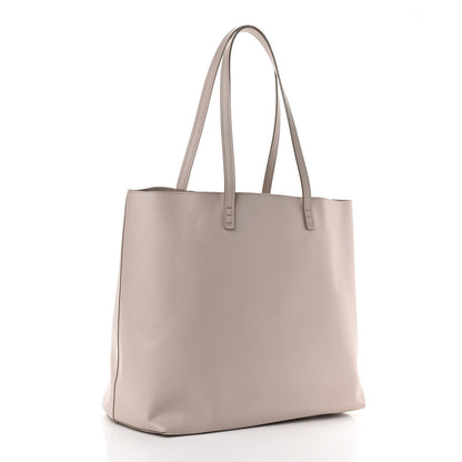 Fendi Vitello Ginevra Elaphe Monster Eyes Shopping Tote Grigio Polvere Naturale 3 of 10
