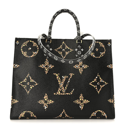 Louis Vuitton Monogram Giant Jungle Onthego GM Black 1 of 8