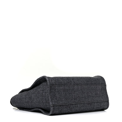 Chanel Lurex Boucle Small Deauville Tote Black 4 of 10