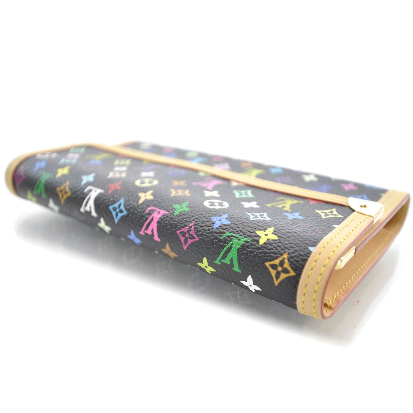 Monogram Multicolor Porte Tresor International Wallet Black