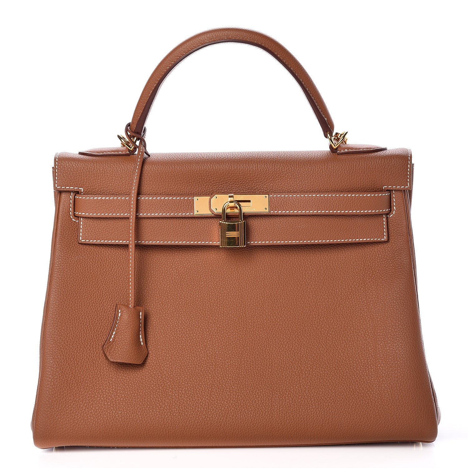 Hermes Togo Kelly Retourne 32 Gold 1 of 11
