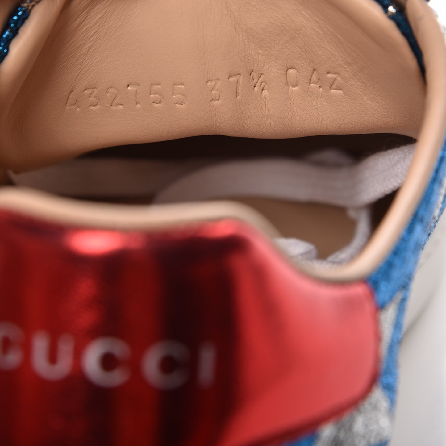Lurex Starry Sky Sylvie Web New Ace Sneakers 37.5 Bluette Silver