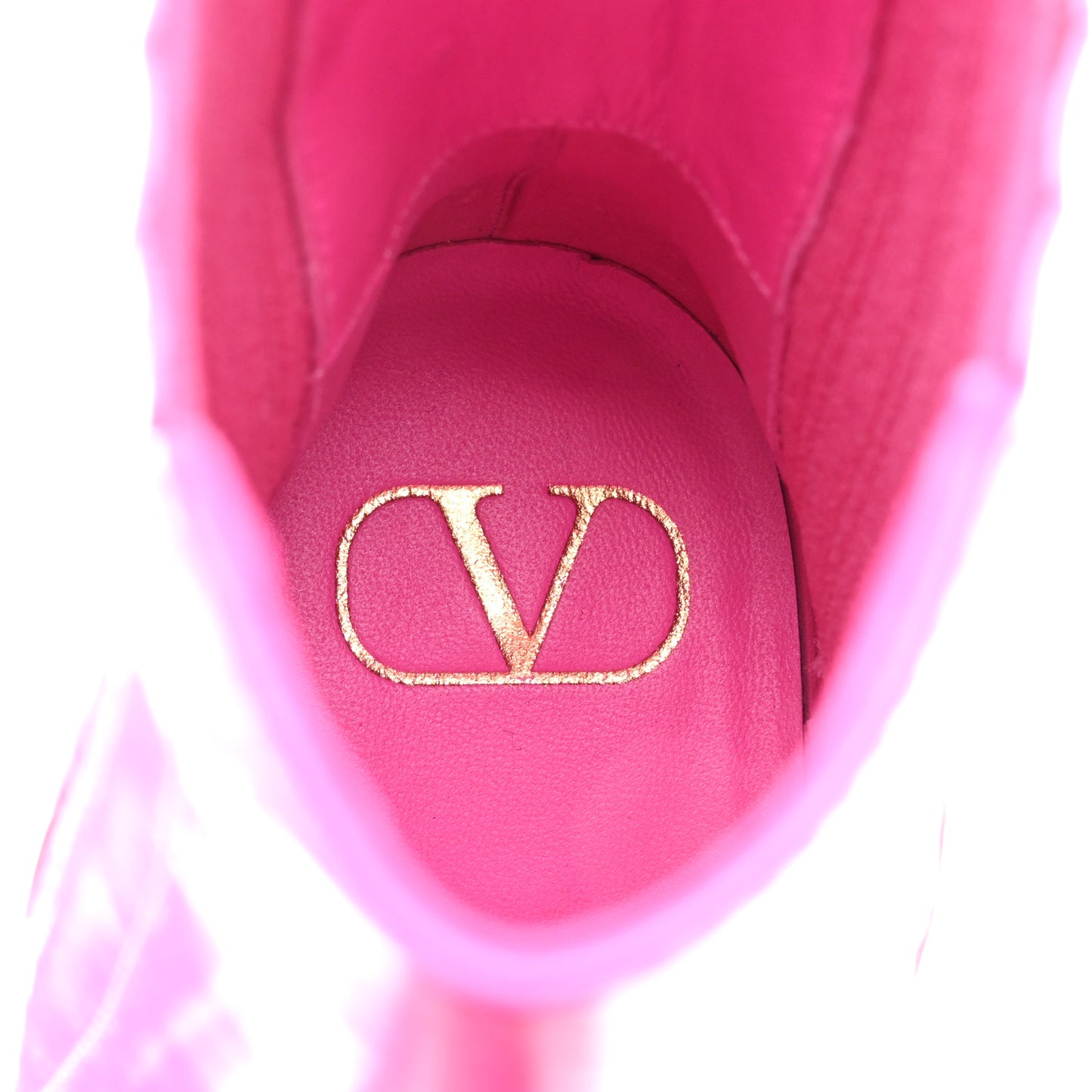 Calfskin Roman Stud Beatle Chelsea Platform 80/125mm Ankle Boots 36 Pink PP