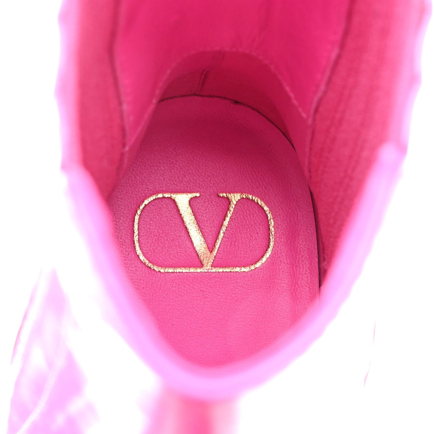 Valentino Garavani Calfskin Roman Stud Beatle Chelsea Platform 80/125mm Ankle Boots 36 Pink PP 7 of 9