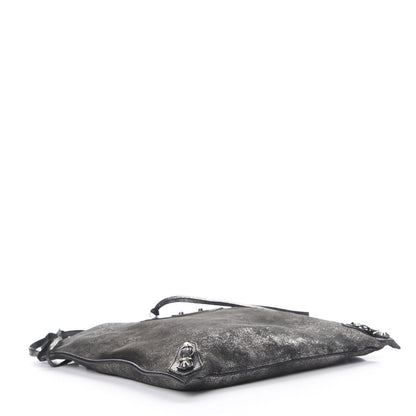 Balenciaga Metallic Calfskin Milkyway Ligne Papier Messenger Black 3 of 11