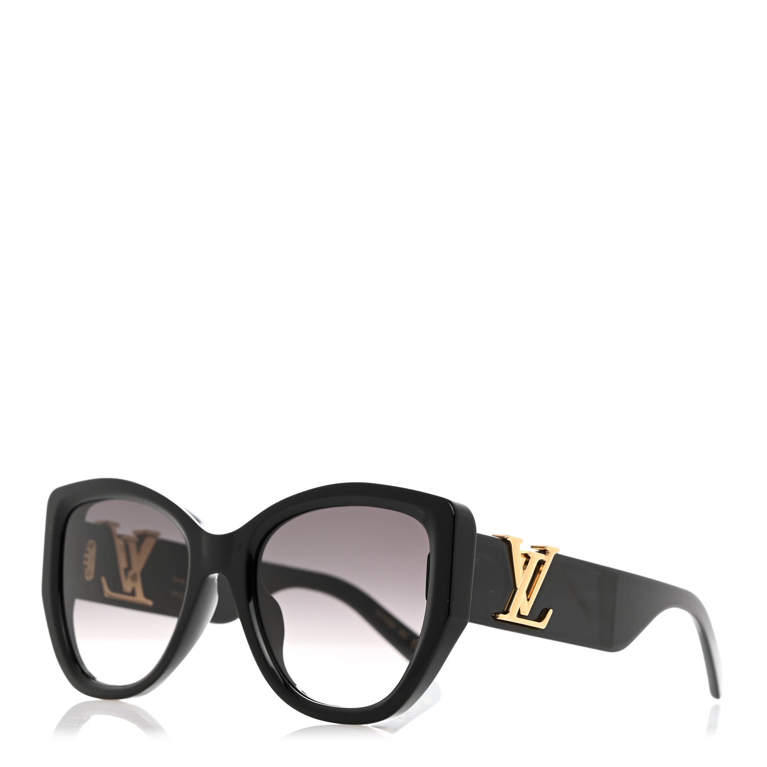 Louis Vuitton LV Icon Cat Eye Sunglasses Black 1496835