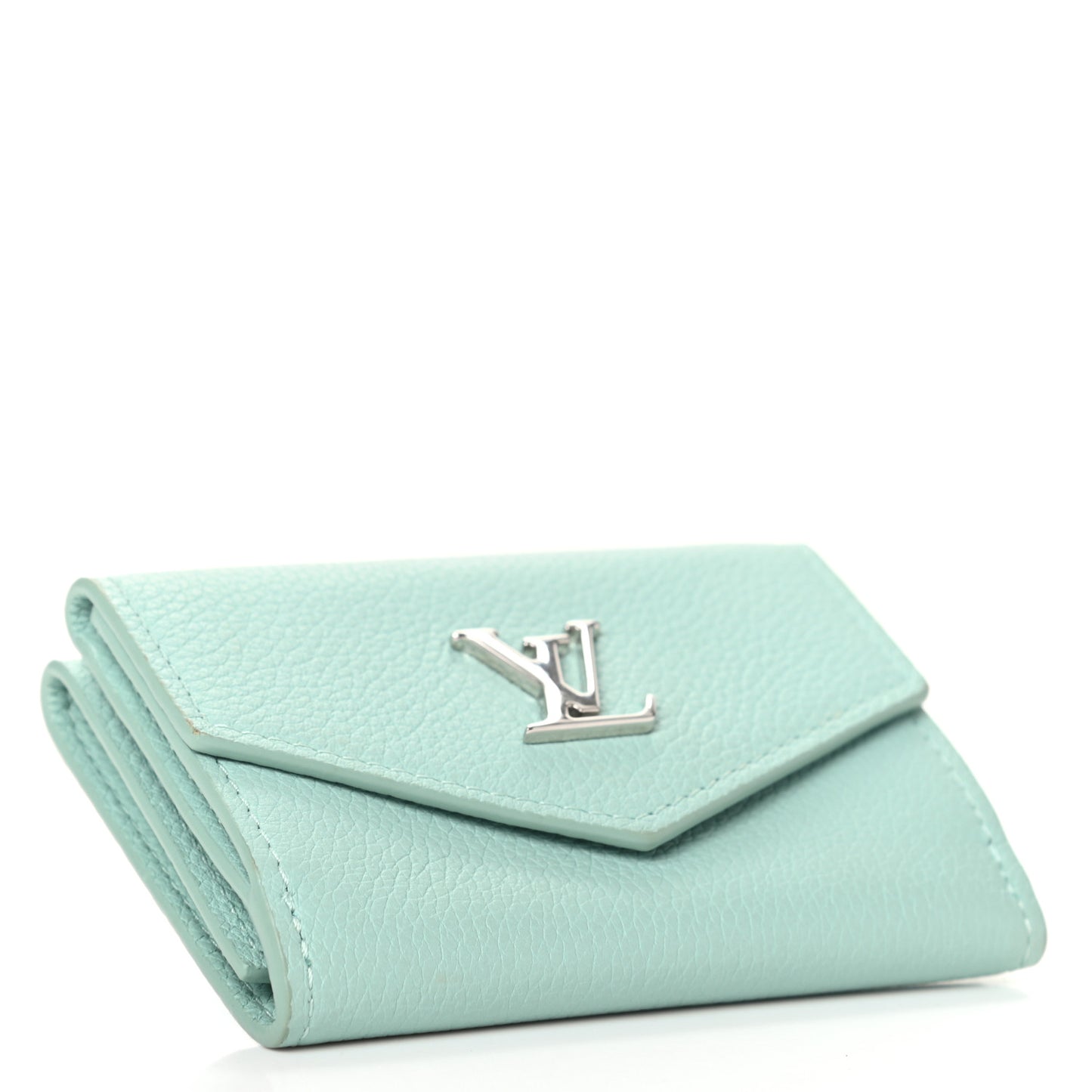 Calfskin Lockmini Wallet Menthe
