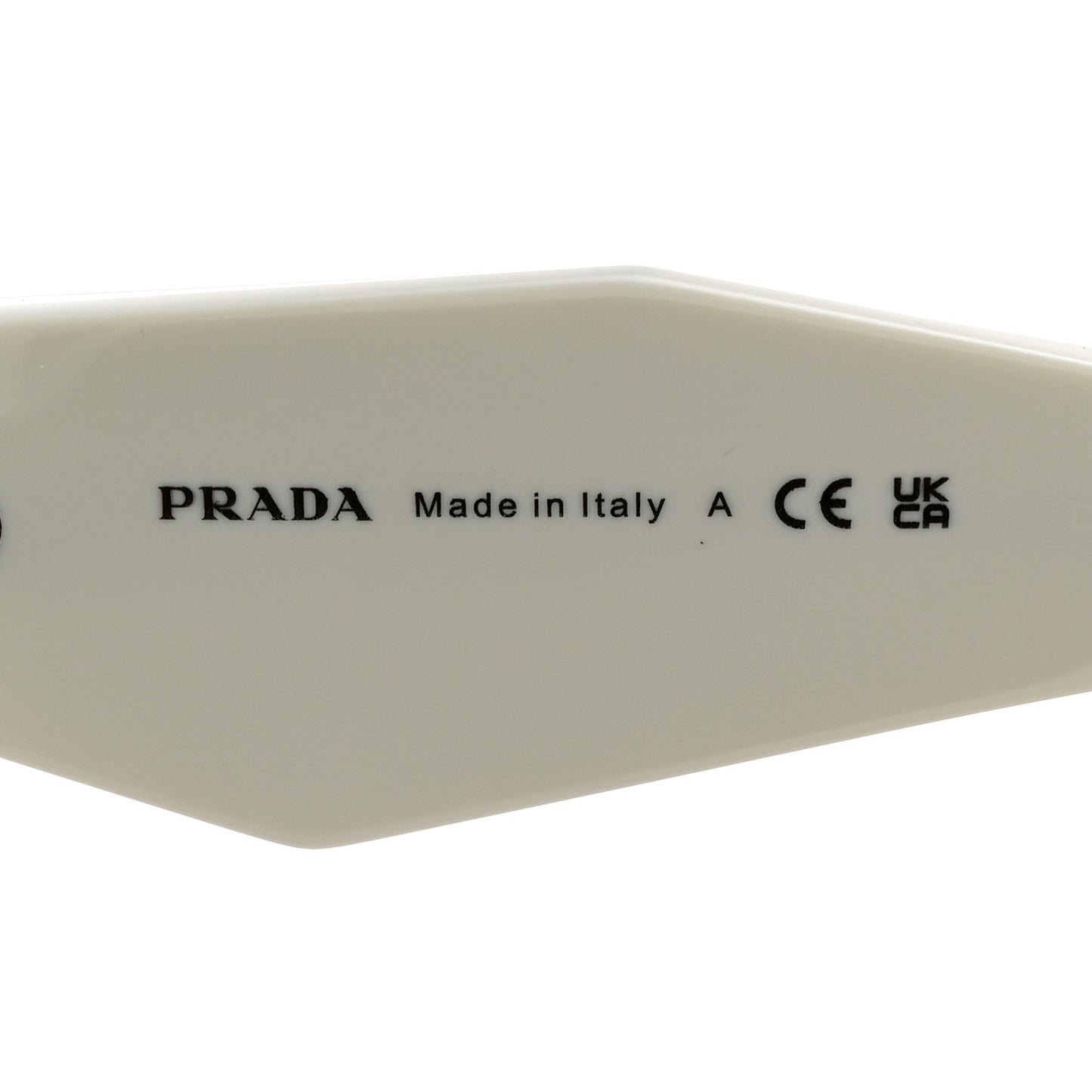 Acetate Symbole Sunglasses SPR 17W White