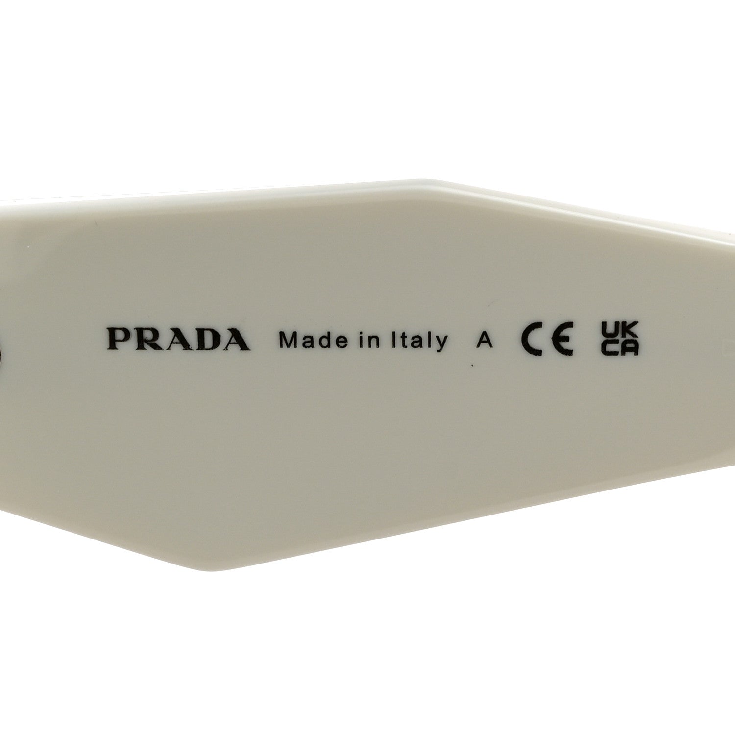 Prada Acetate Symbole Sunglasses SPR 17W White 6 of 8