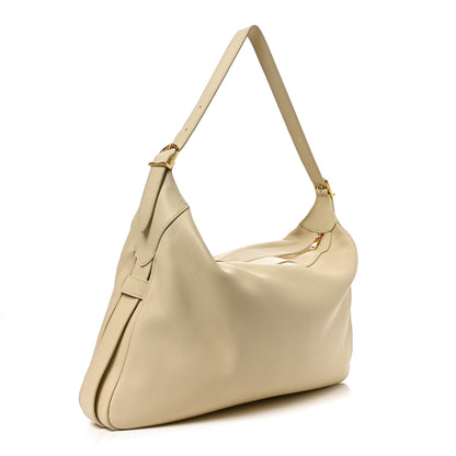 Celine Supple Calfskin Large Romy Shoulder Bag Rice 3 of 9