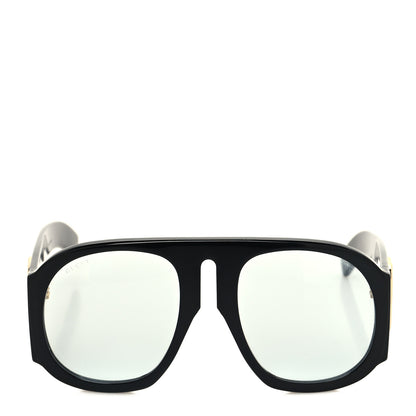 Gucci Oversized Aviator Sunglasses GG0152S Black 2 of 7