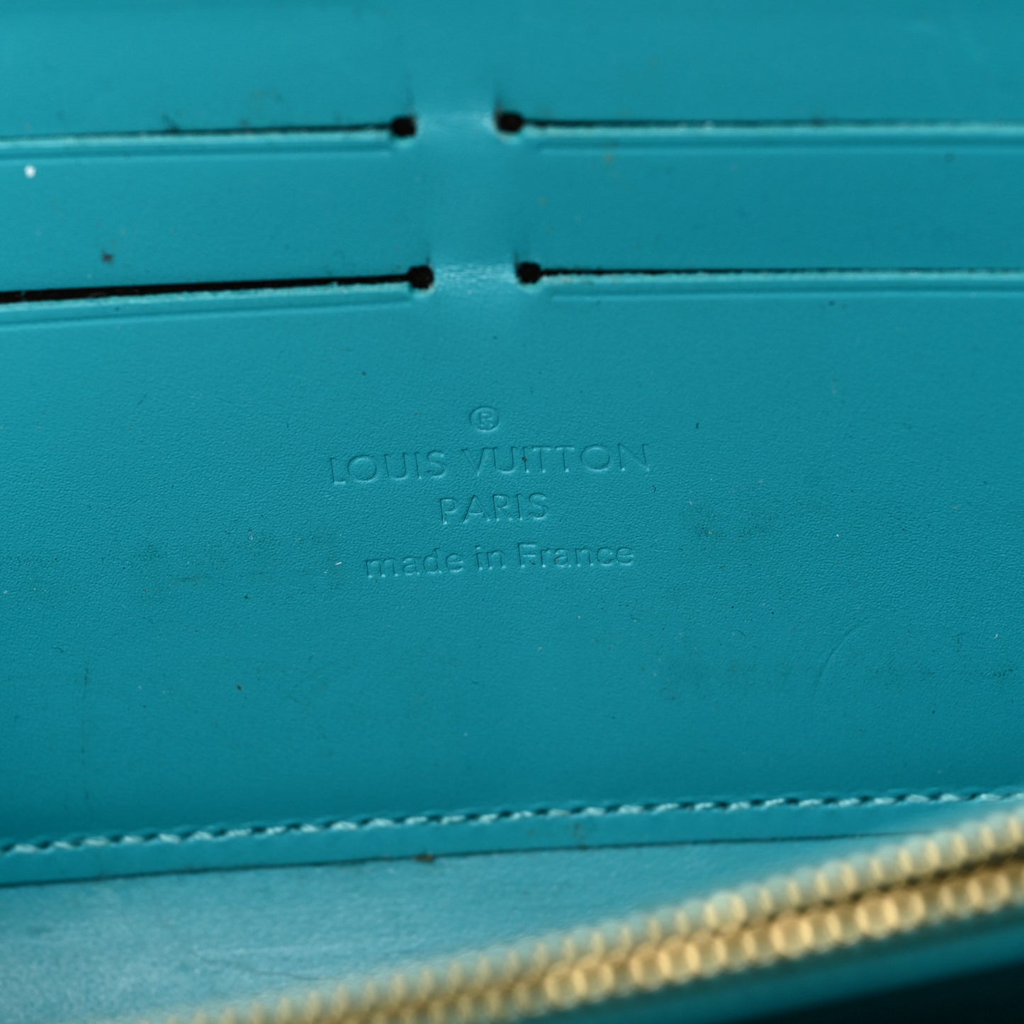 Vernis Zippy Wallet Bleu Lagon