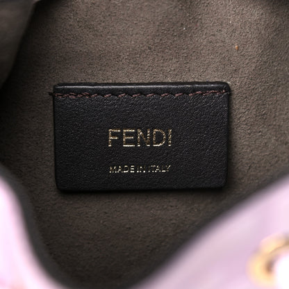 Fendi Vitello Termosport F is Fendi FF 1974 Embossed Mini Mon Tresor Bucket Bag Anemone 6 of 13