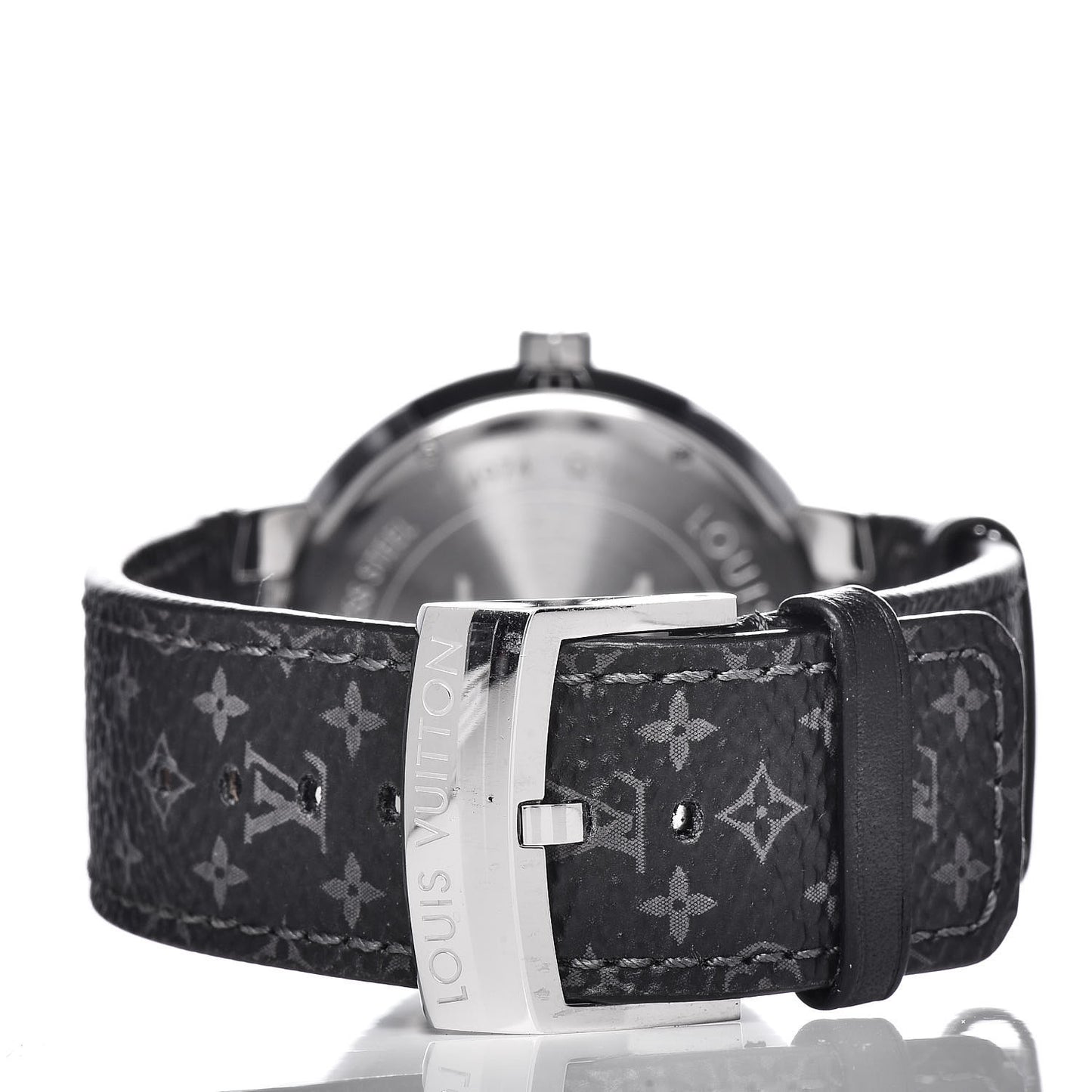 Stainless Steel Monogram Eclipse 39mm Tambour Quartz Watch