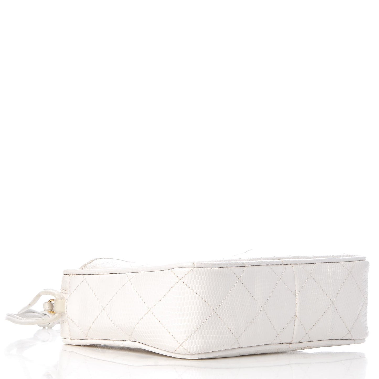Lizard Quilted Camera Case White