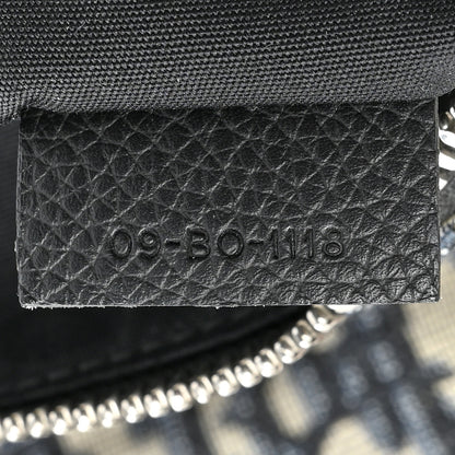 Christian Dior Oblique Mens Saddle Bag Black 7 of 9