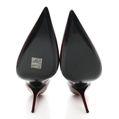 Saint Laurent Vernice Seta Soft Norma 90 Pumps 39 Grenat 6 of 10