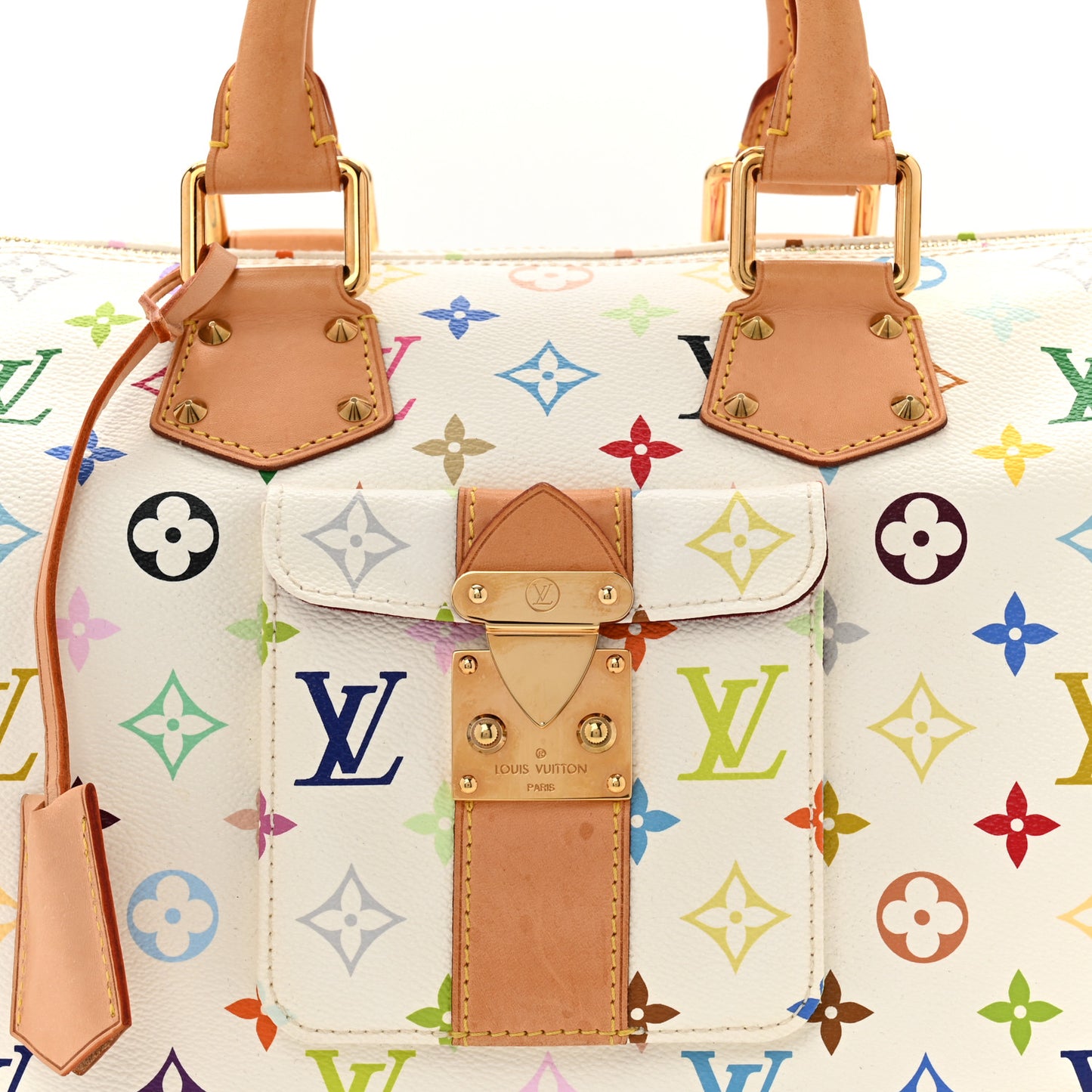 Monogram Multicolor Speedy 30 White