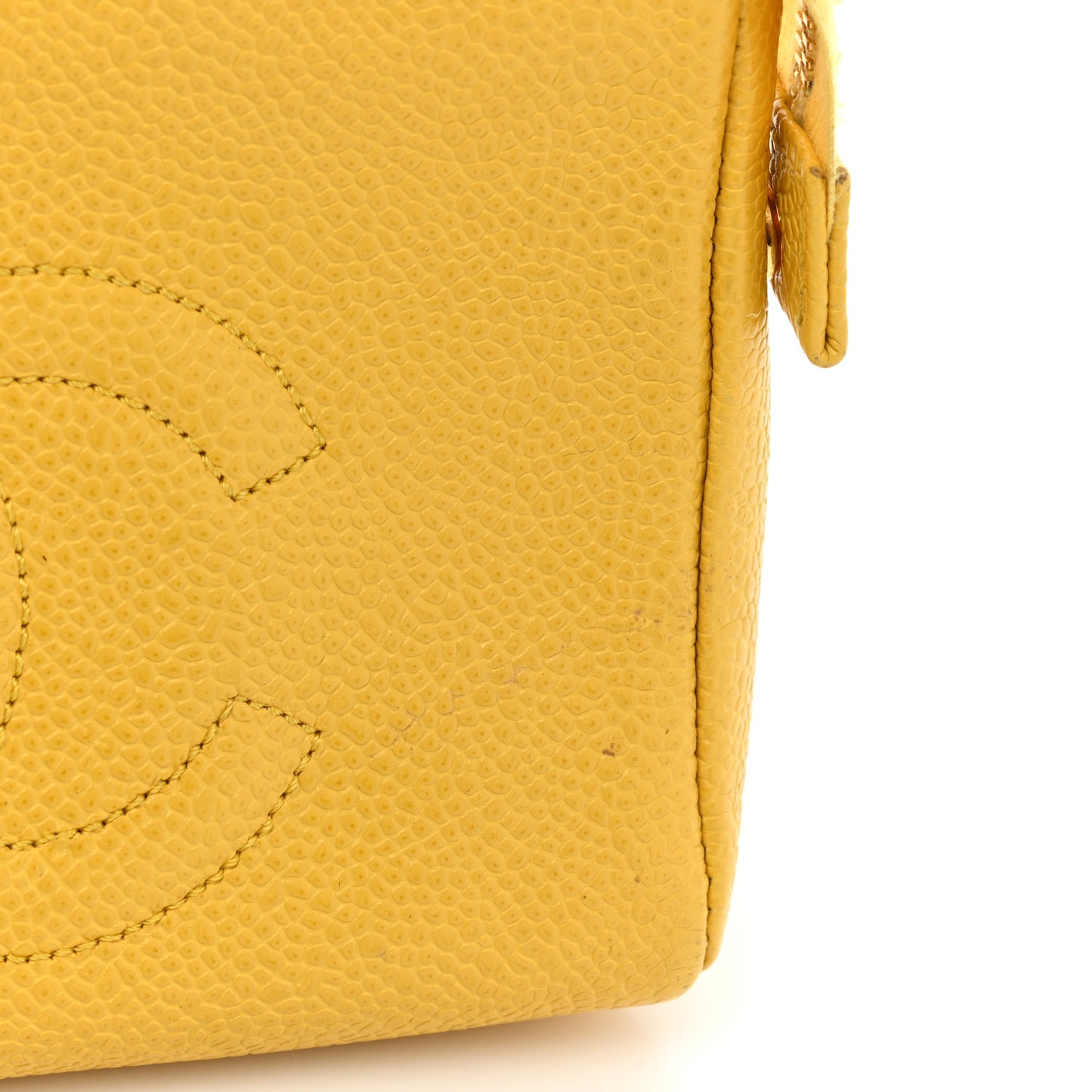 Caviar Timeless CC Cosmetic Pouch Yellow