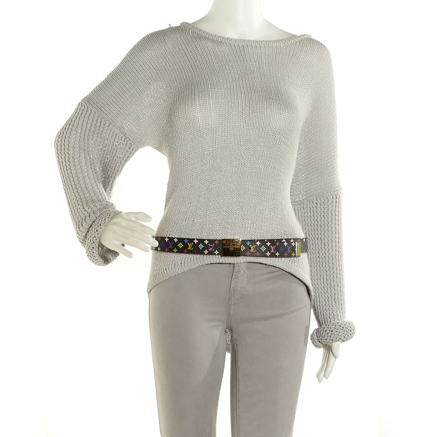 Monogram Multicolor Ceinture Belt Black 90 36