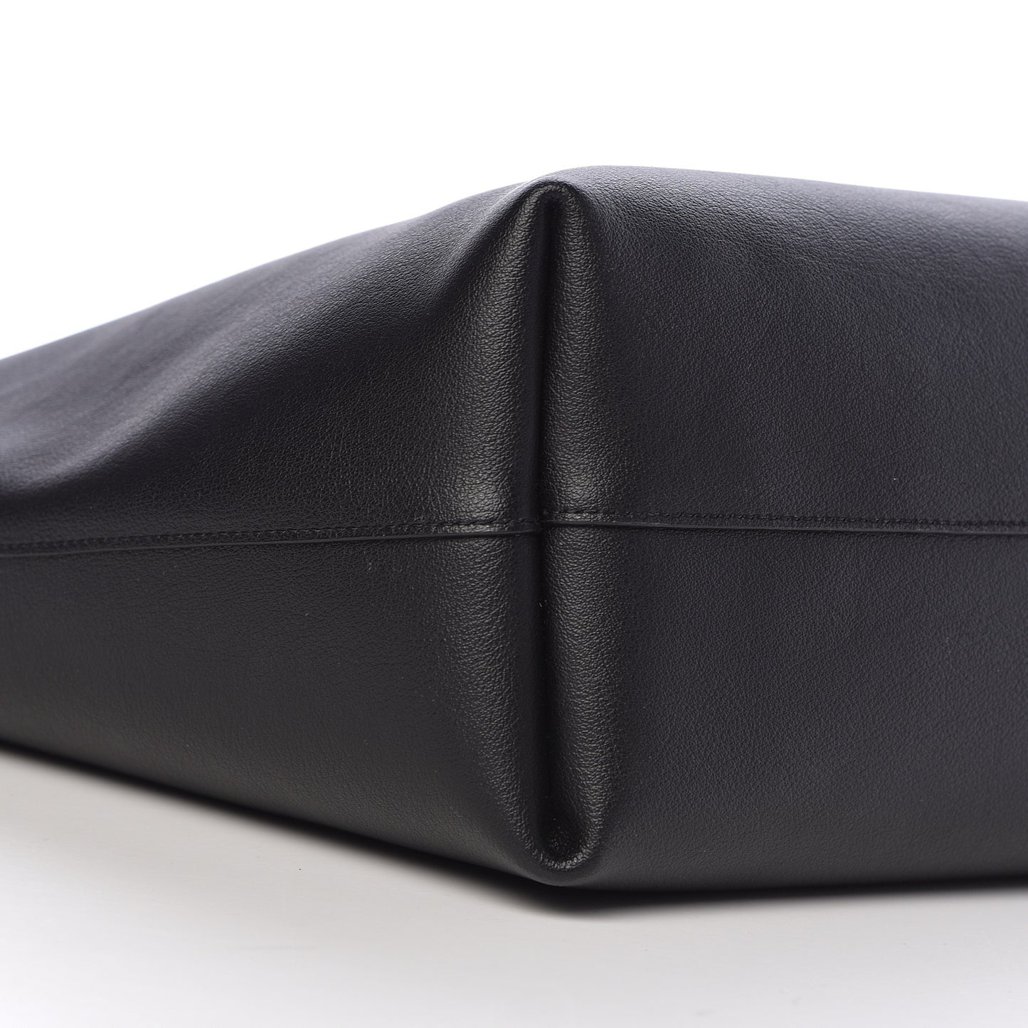 Calfskin Large Shopping Tote Black