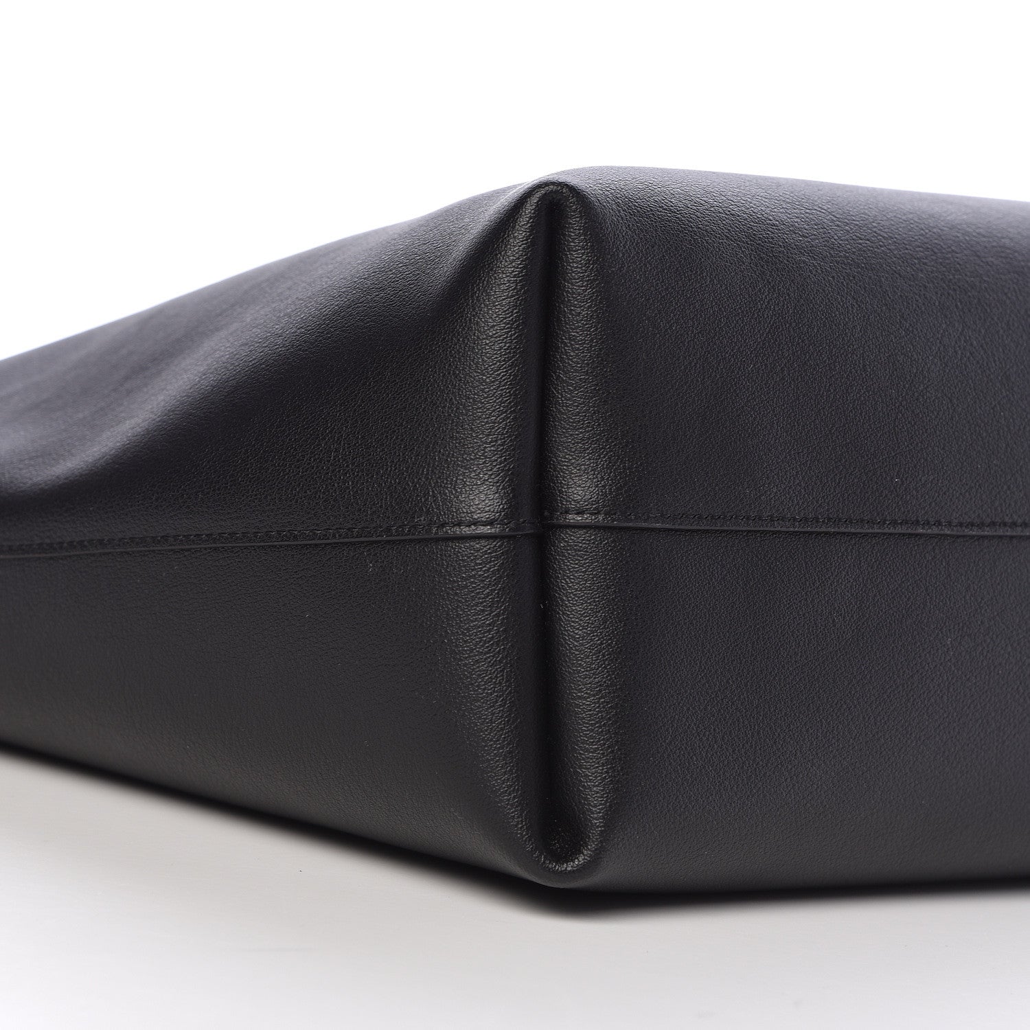 Saint Laurent Calfskin Large Shopping Tote Black 10 of 11