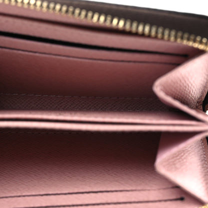 Louis Vuitton Damier Ebene Zippy Coin Purse Rose Ballerine 6 of 8