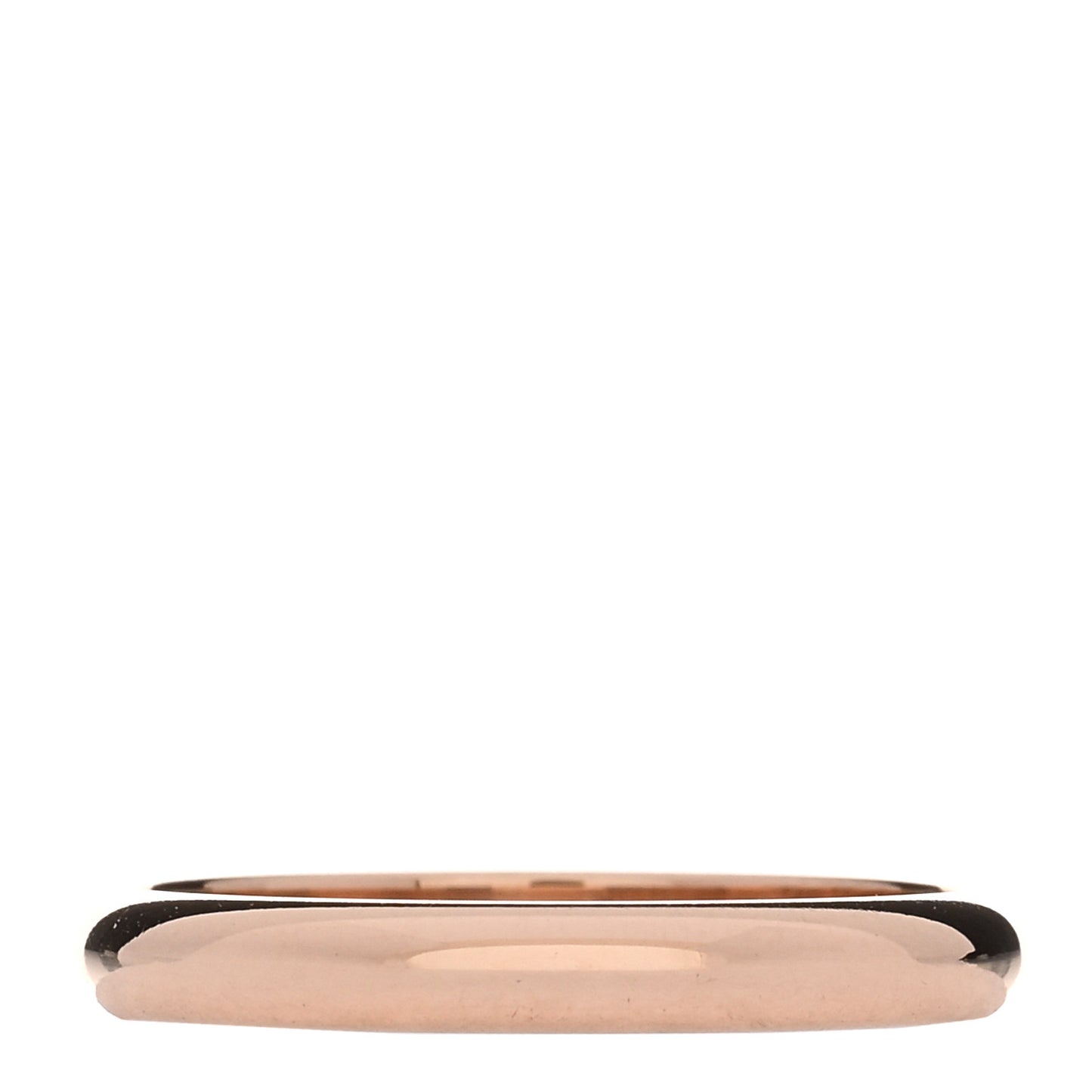18K Pink Gold 2.5mm 1895 Wedding Band Ring 50 5.25