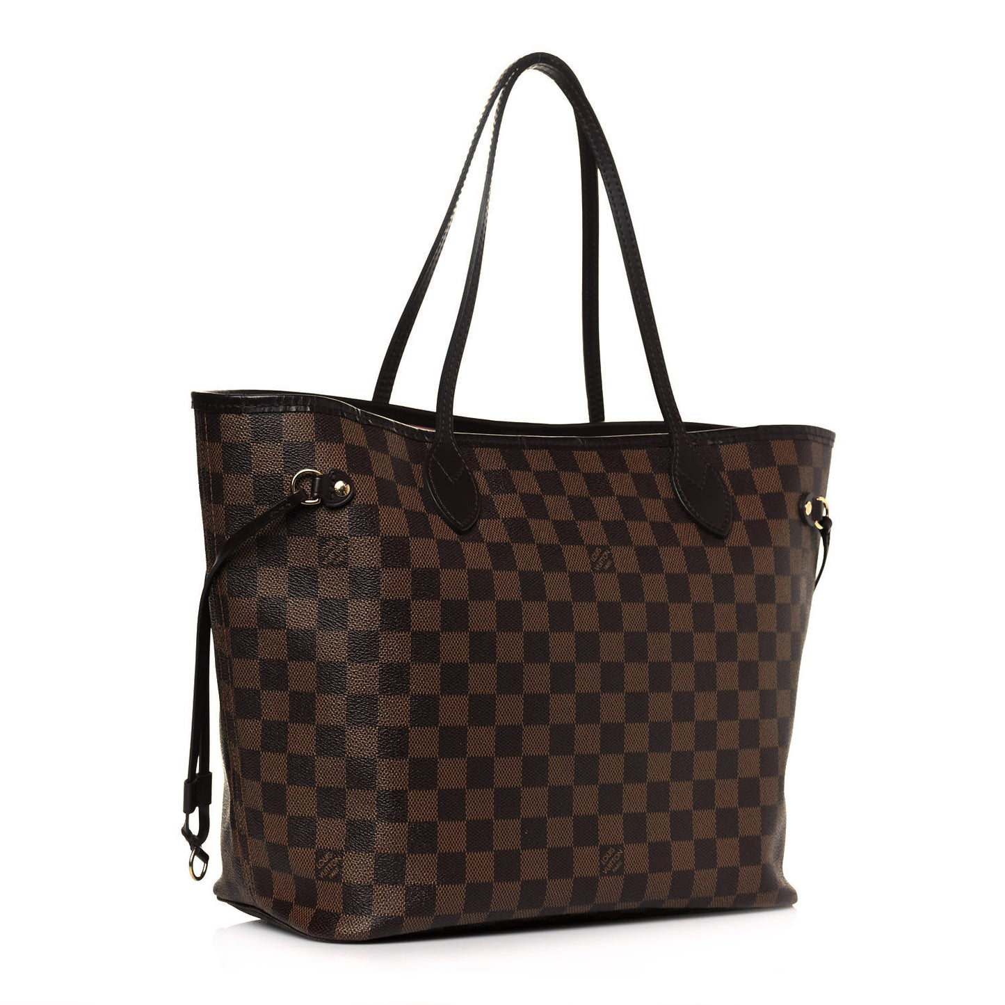 Damier Ebene Neo Neverfull MM Rose Ballerine