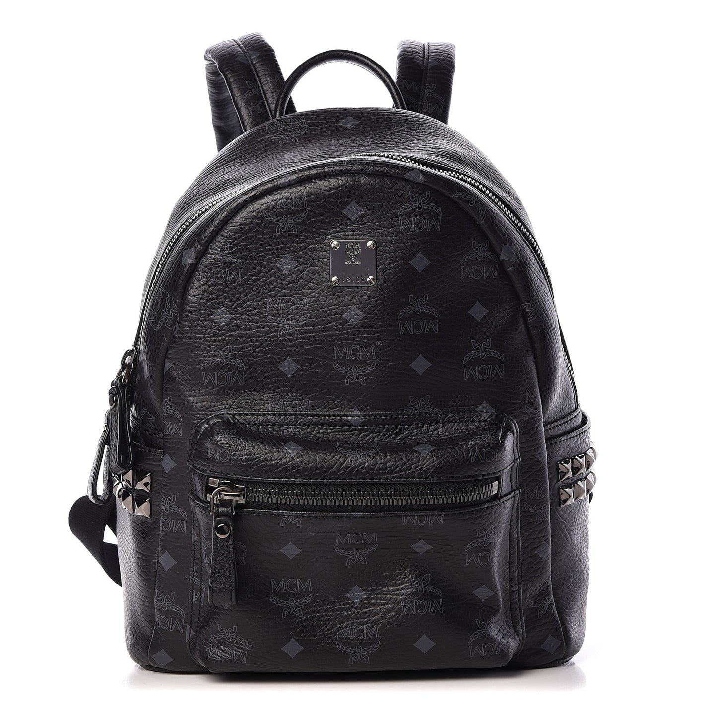 Visetos Small Side Stud Stark Backpack Black